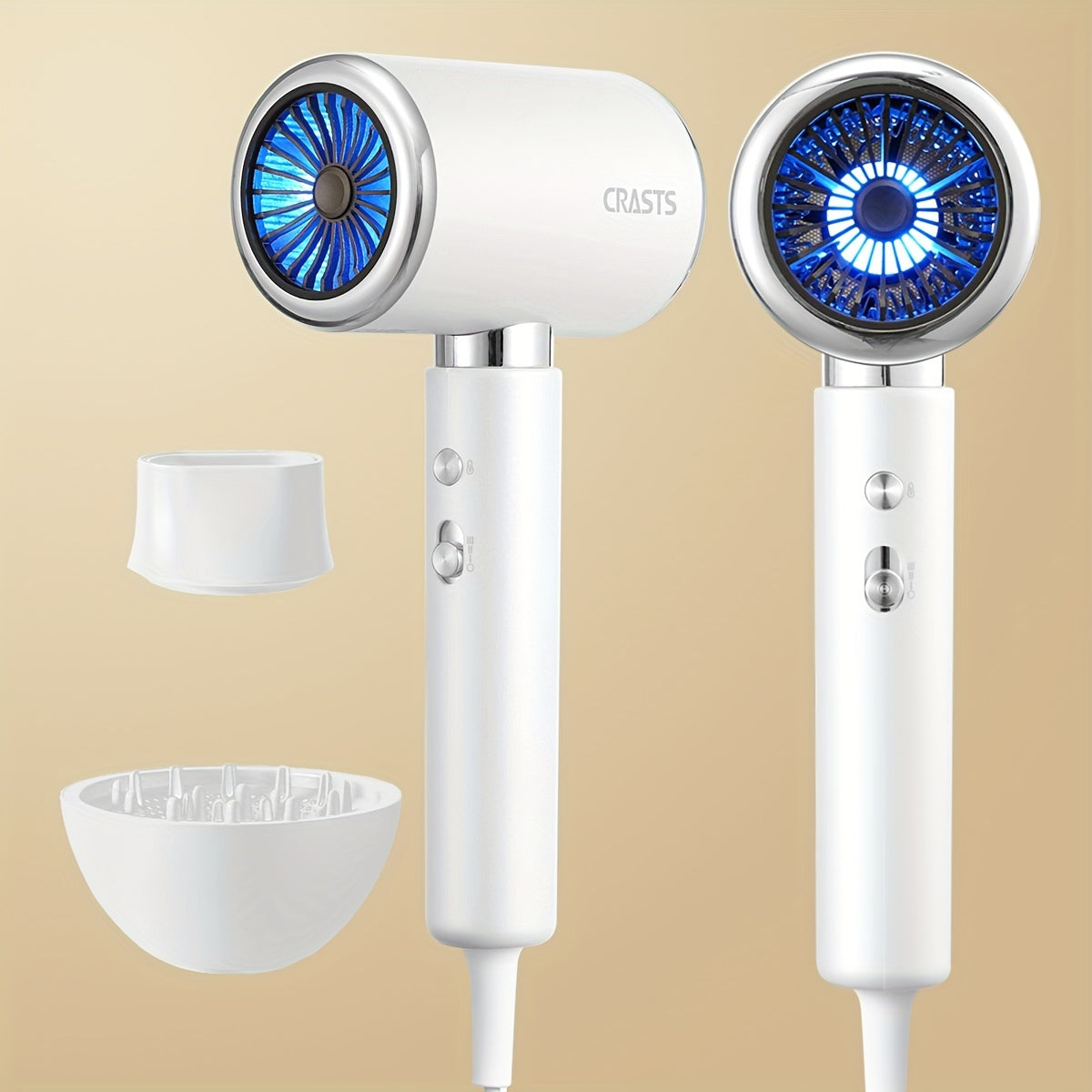 AeroSilk | 2000W Quiet Ionic Hair Dryer for Gentle Hair Care