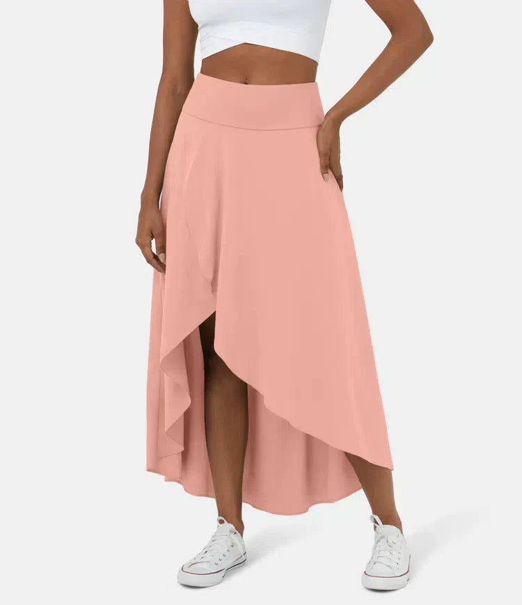 Variant image for Elegant Casual Midi Skirt for Women with Built-In Shorts - Comfortable & Stylish-41