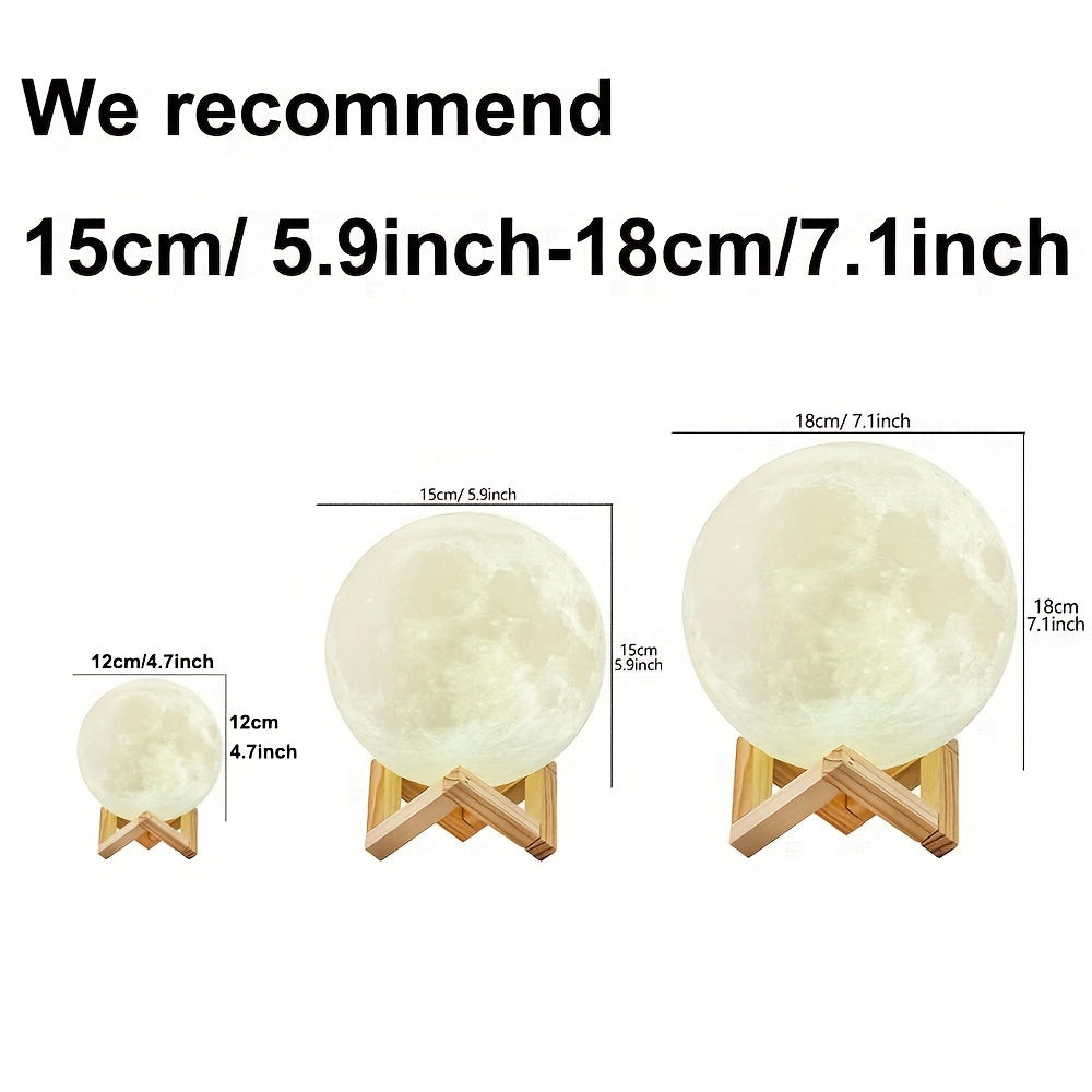 CelestiLight | Moon Night Lamp – Romantic Rechargeable Decor Piece