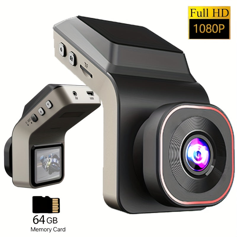 NightEye | Full HD Car Dash Cam – Mini LCD & Loop Recording