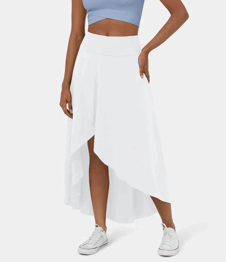Variant image for Elegant Casual Midi Skirt for Women with Built-In Shorts - Comfortable & Stylish-31