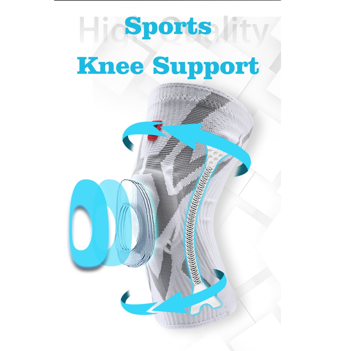 FlexiWarm | Knee support - Elasticated Heat Support for Daily Comfort