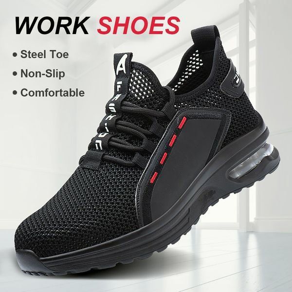 Valente | Men's Work Boots – Lightweight Steel Toe Safety and Comfort 1