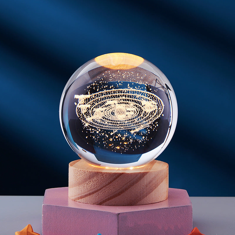 DeerLight | Orbital Crystal Table Lamp