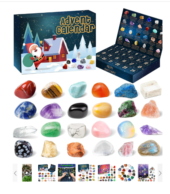 StoneMagic | Advent Calendar – 24 Natural Crystal Treasures