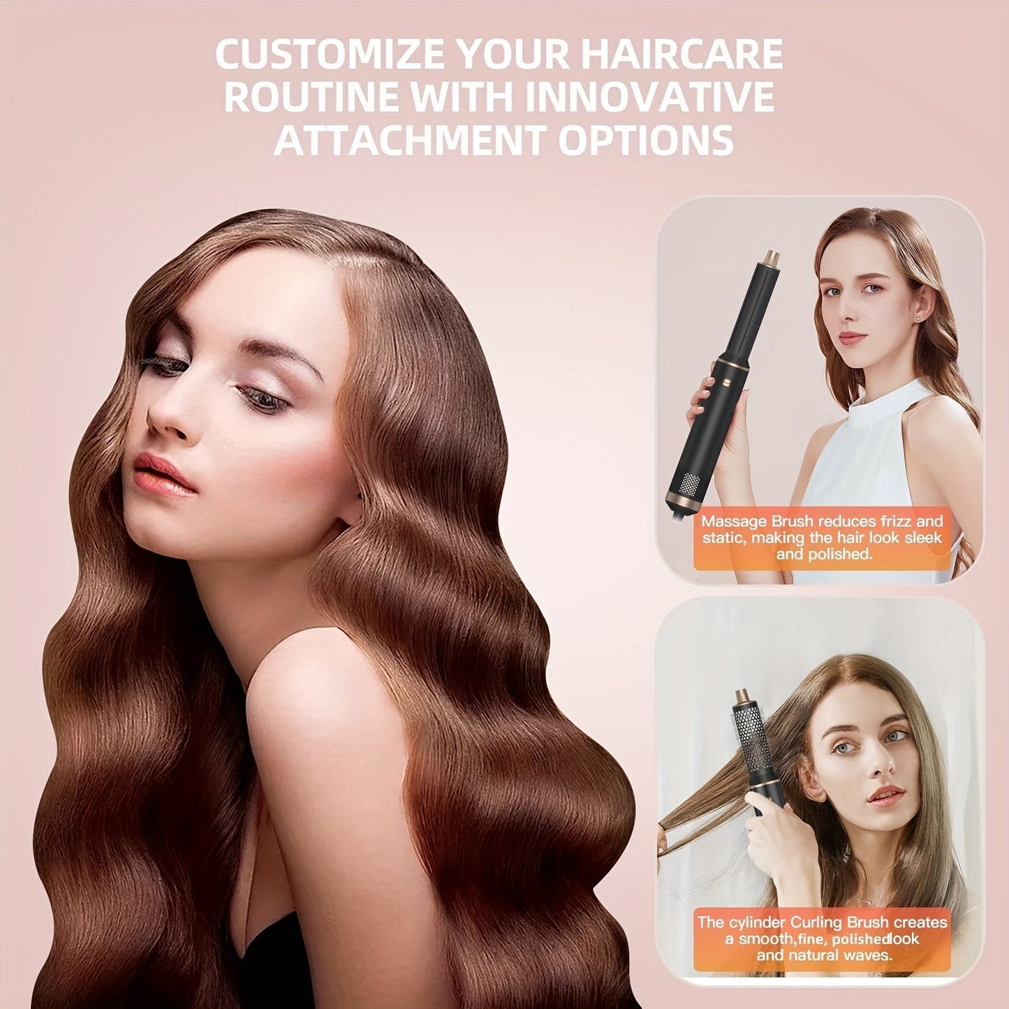 GlamWrap | 5-in-1 Hair Styler – Drying, Curling & Straightening Tool