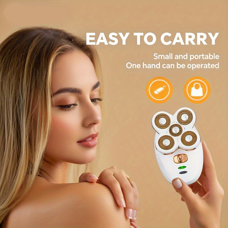 PureGleam | Women's shaver - 5-blade system for gentle hair removal