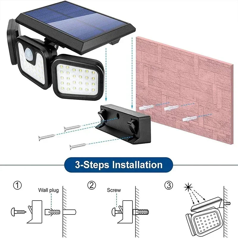 MotionRay | Solar Motion Sensor Light for Outdoor Use