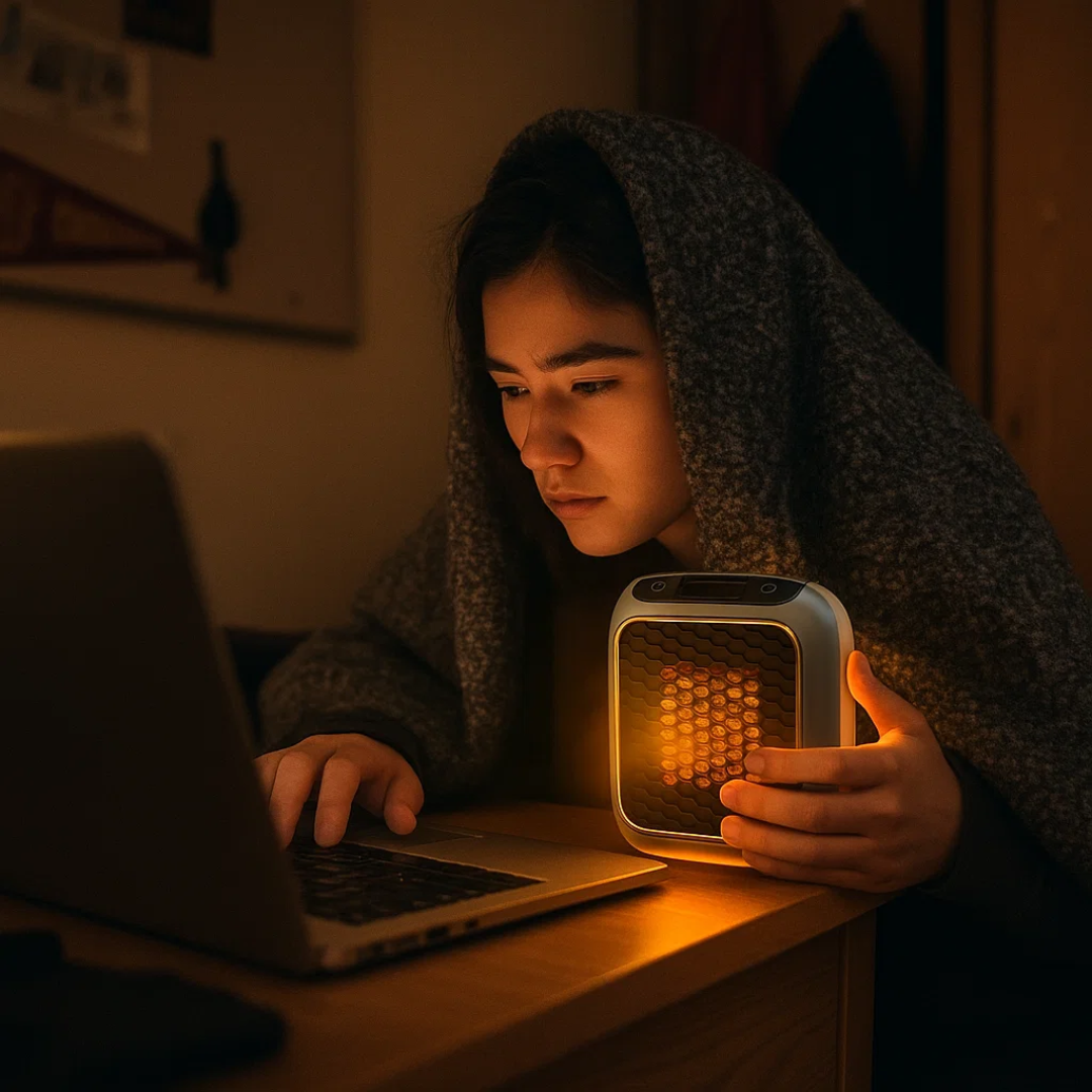EcoHeat | Energy-saving fan heater with a modern design