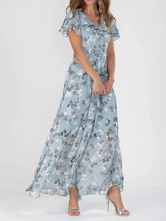 Celestine | Elegant Waist-Defined Midi Dress | Women
