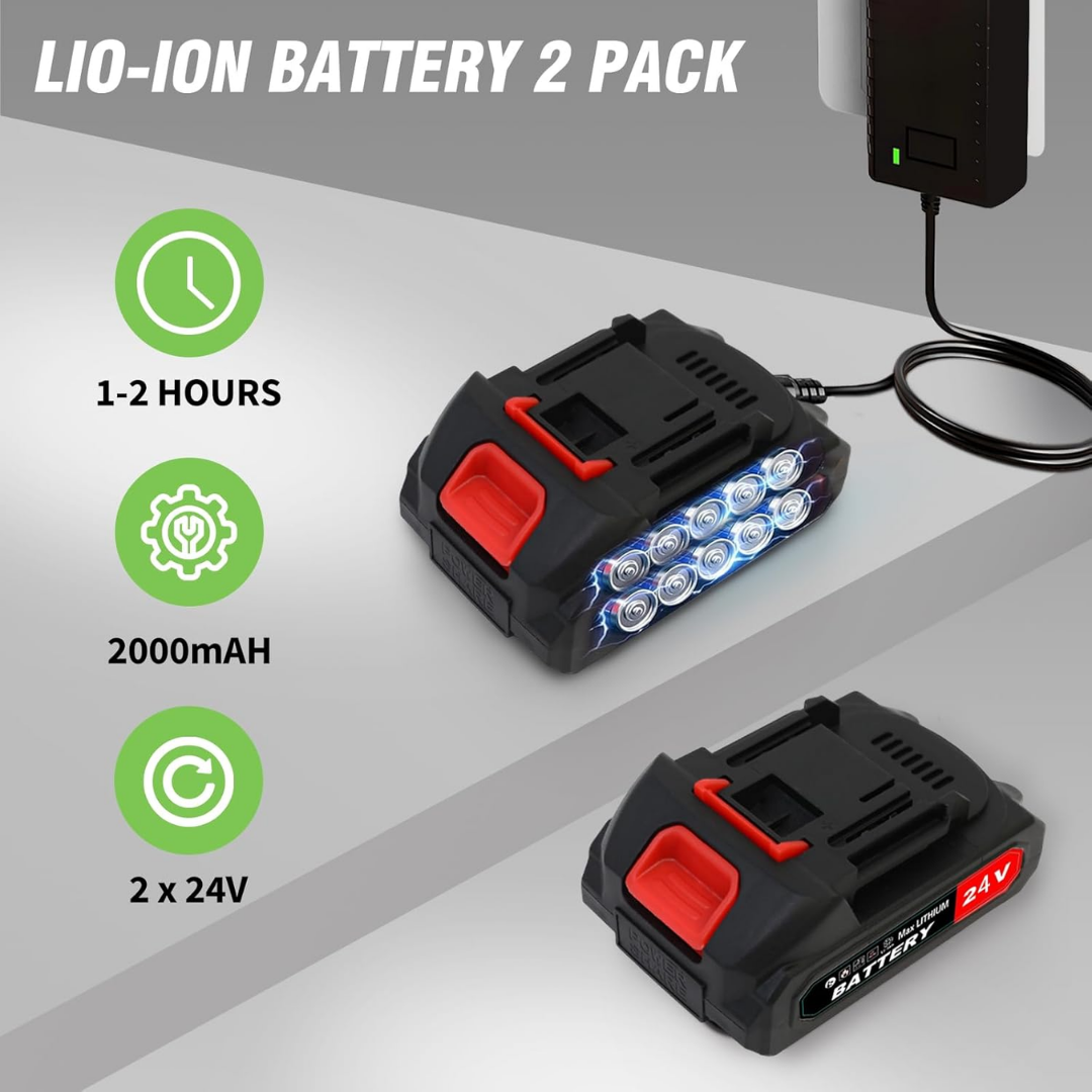 GeartTech | Powerful Electric Battery Operated Cordless Weed Eater