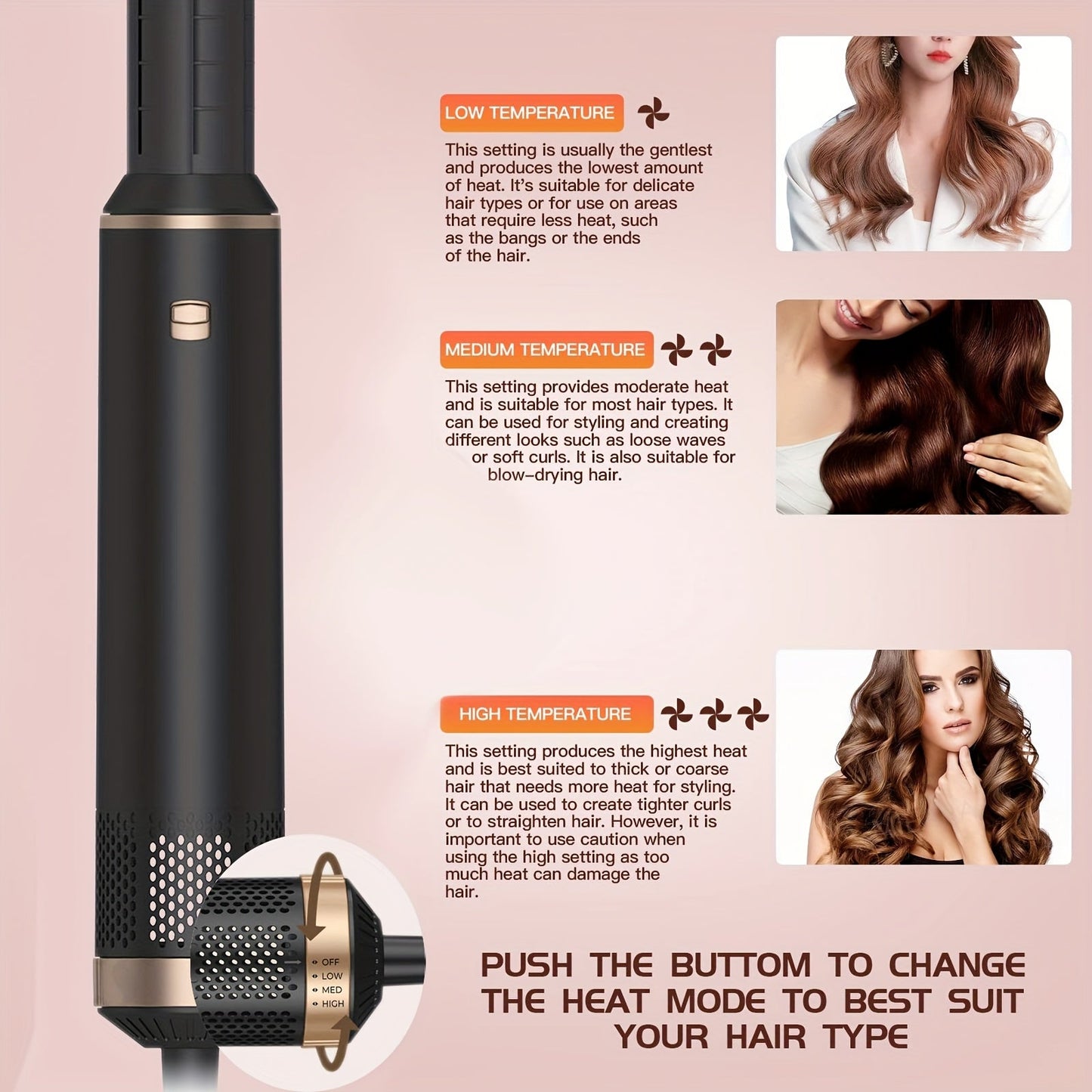 GlamWrap | 5-in-1 Hair Styler – Drying, Curling & Straightening Tool