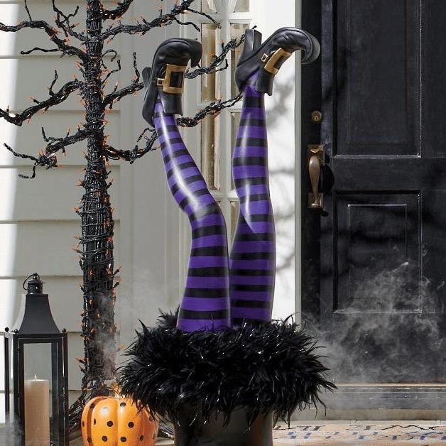 WitchLegs | Funny Witch Legs for Garden & Entrance