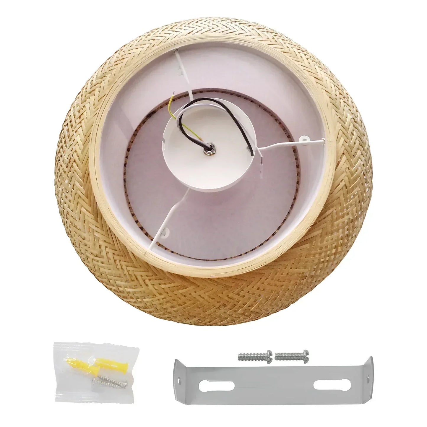 AuraBamboo | Natural Bamboo Ceiling Lamp