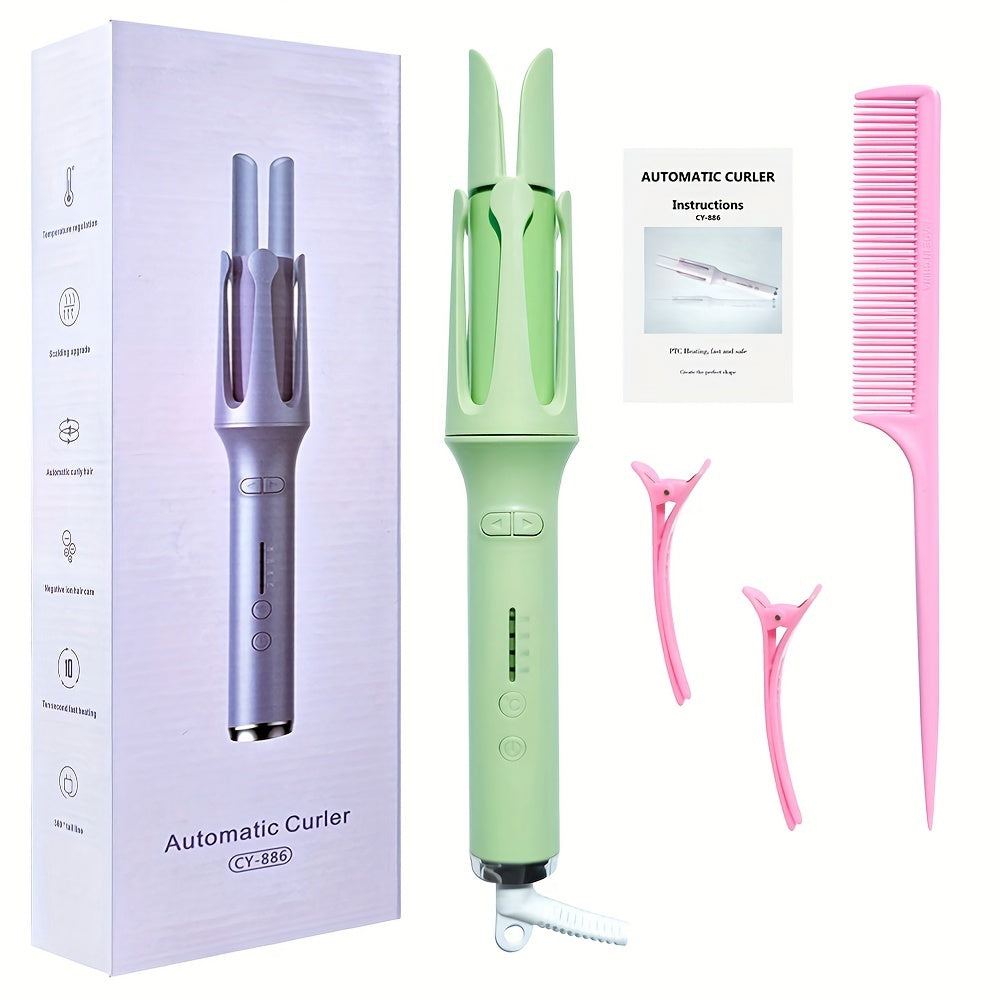 SilkWave | Automatic Hair Curler – 4 Heat Modes & Smart Timer Technology