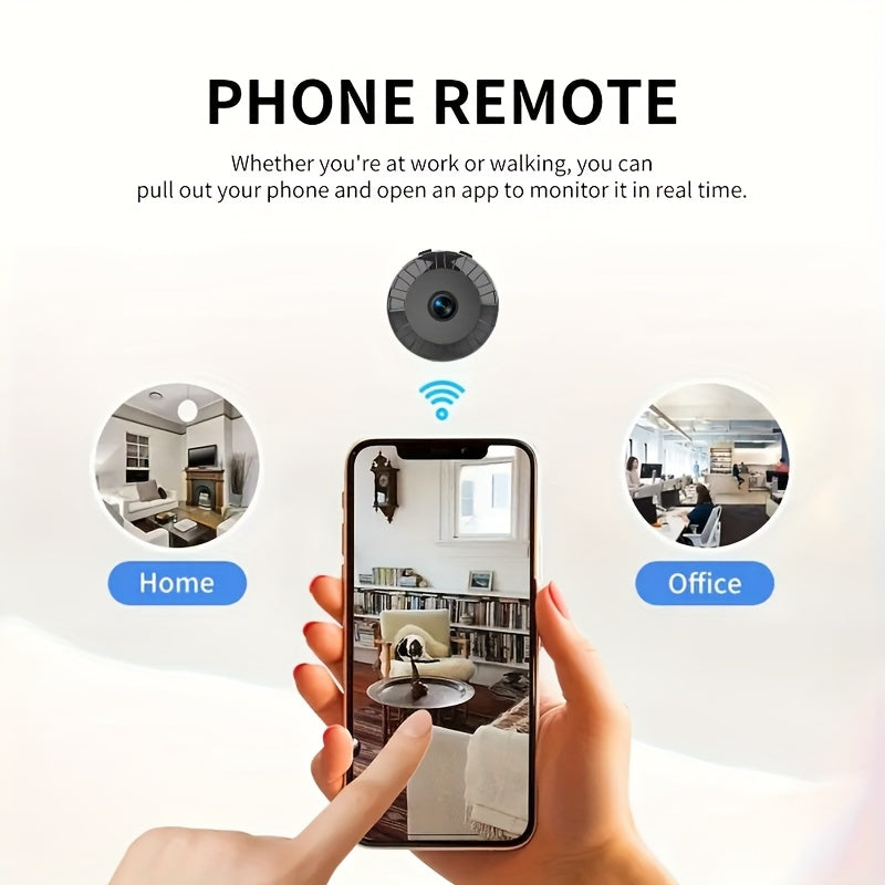 CamTrack | Mini Wi-Fi Camera – Portable & Rechargeable
