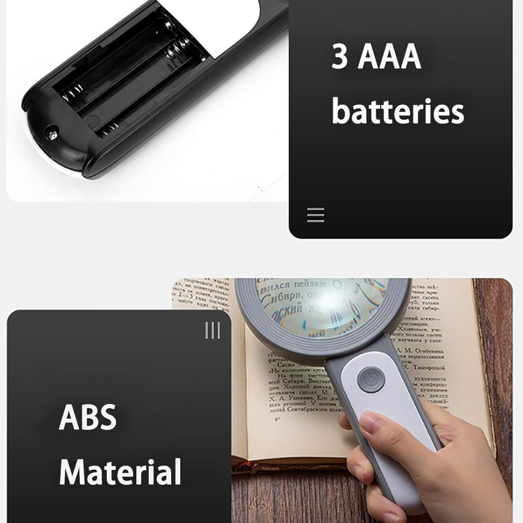 DetailMax | 30x magnifying glass for seniors