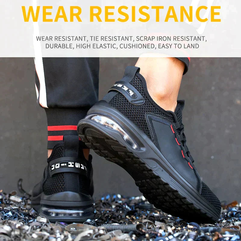 Valente | Men's Work Boots – Lightweight Steel Toe Safety and Comfort 5