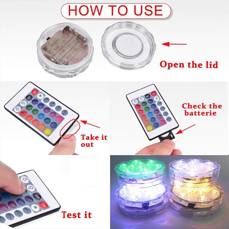 LumoPod | LED Party Light – Magnet & Suction Mount, Waterproof IP68