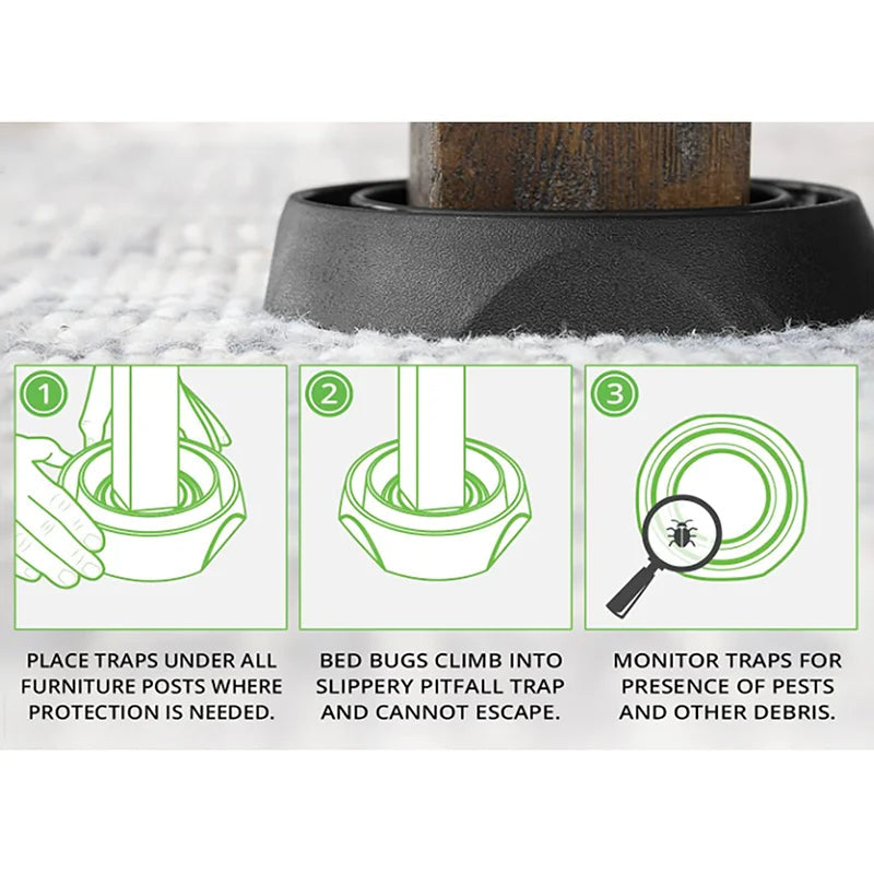 MiteTrap | Plastic Bed Bug Trap and Catcher