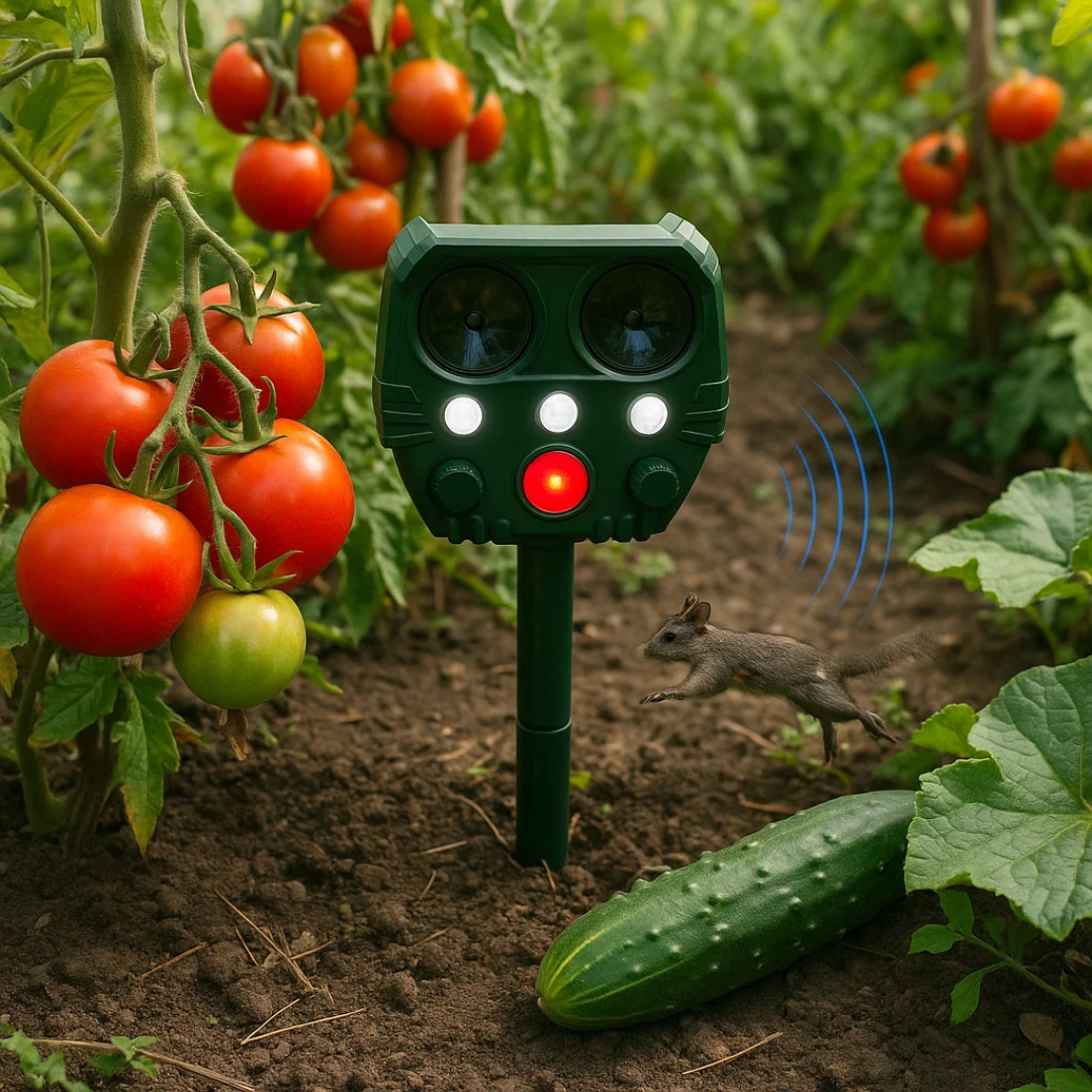 UltraSonic | Repellent Ultrasonic and Noise Sonar Deterrent for Cat, Fox, Rat, Squirrel and Dog