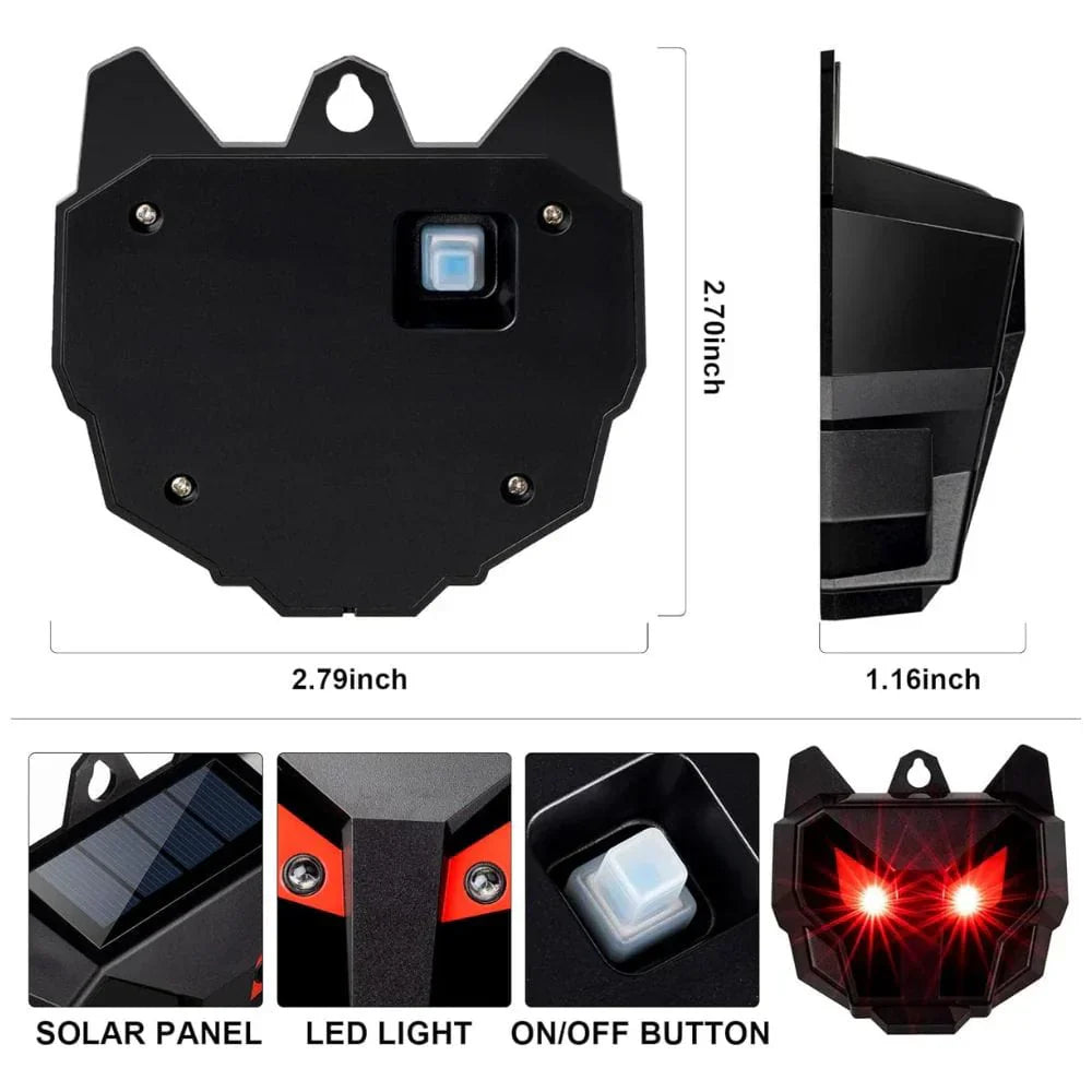 CritterGuard | Solar-Powered Outdoor Night Animal Repeller 2PCS