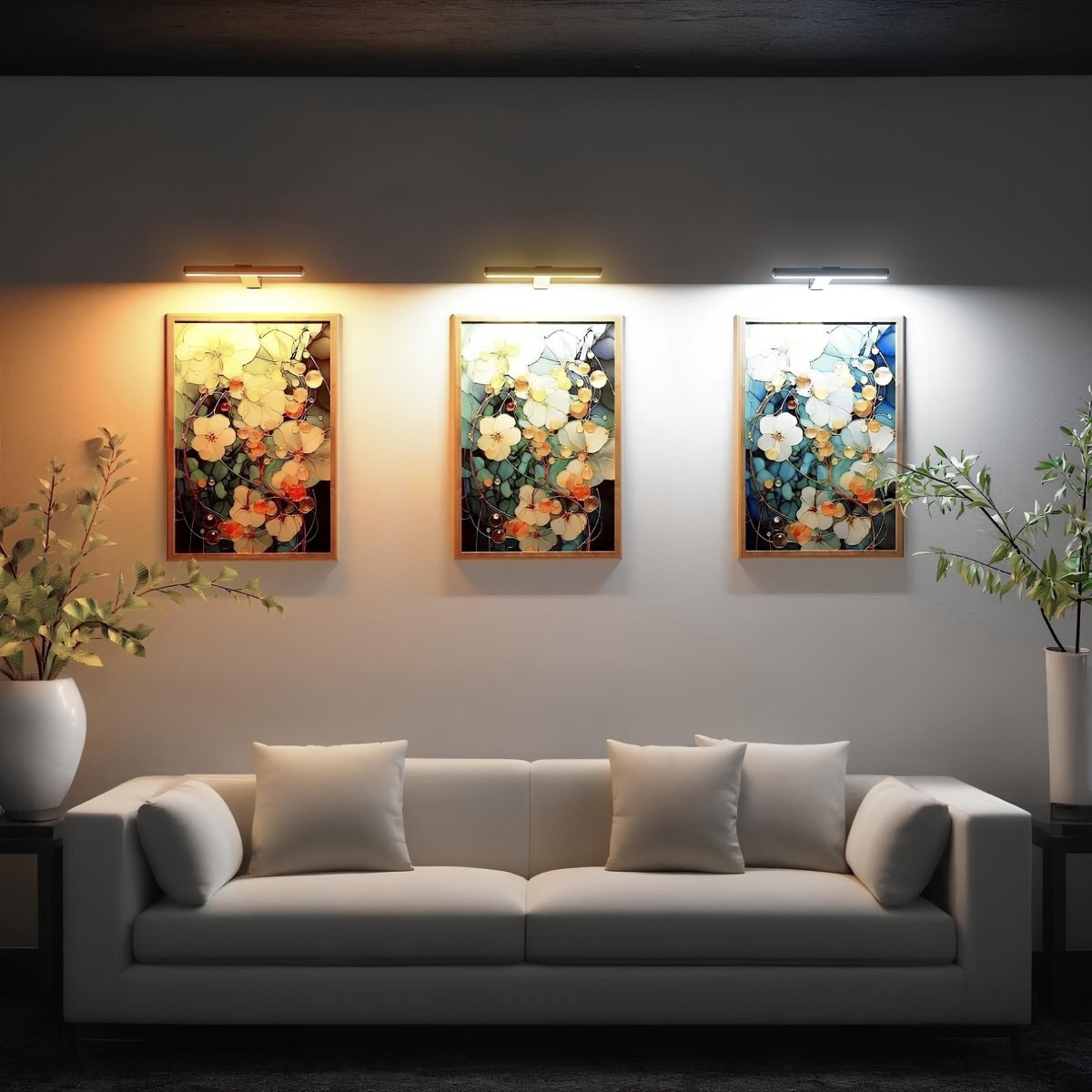 FrameLuxe | Kabellose Bilderleuchte für elegante Kunstbeleuchtung