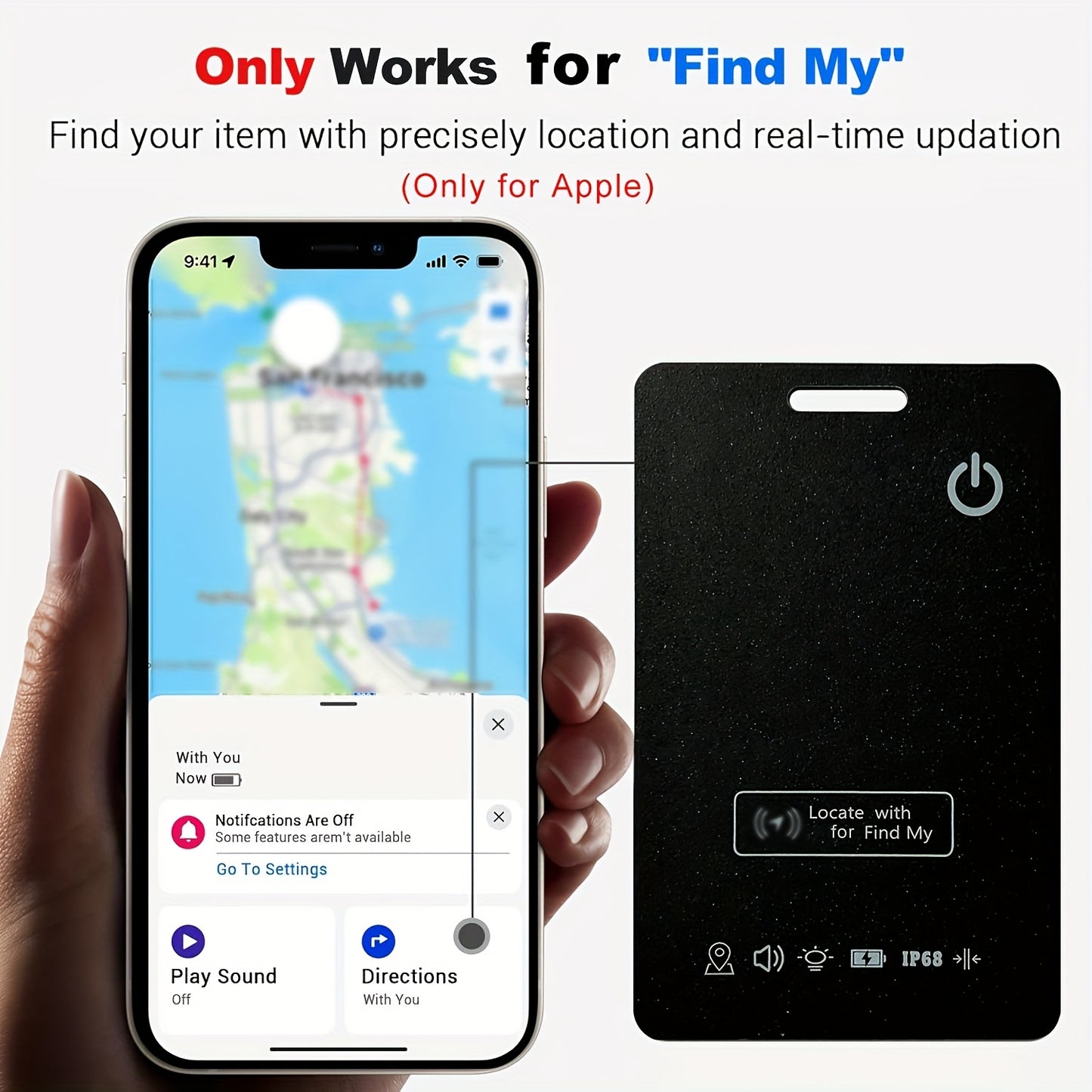 TrackSlim | Wallet Tracker - Ultra-Thin & Find My Compatible