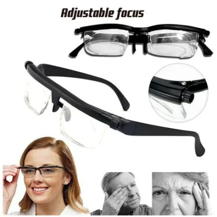 VisionFlex | Adjustable reading glasses without prescription for clear vision at any distance