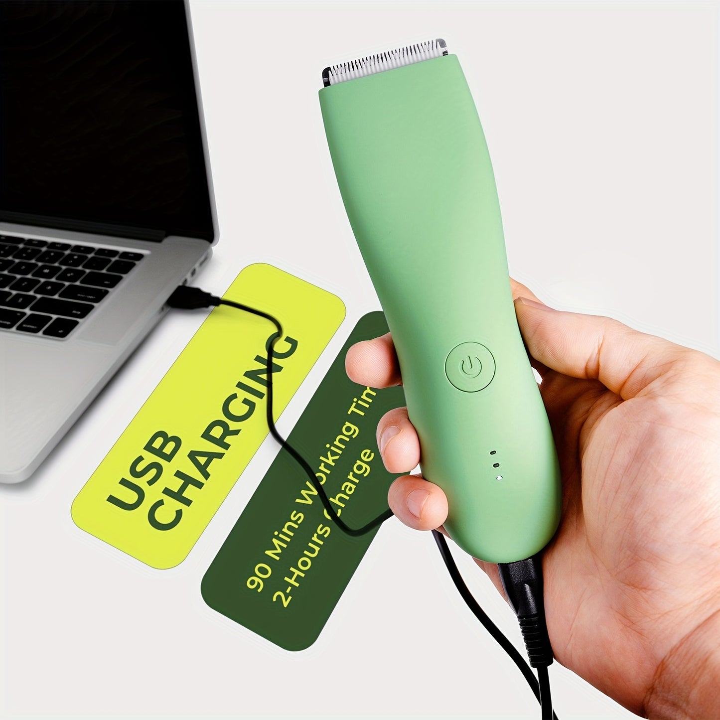TrimMat | USB rechargeable shaver - Gentle & precise full body care