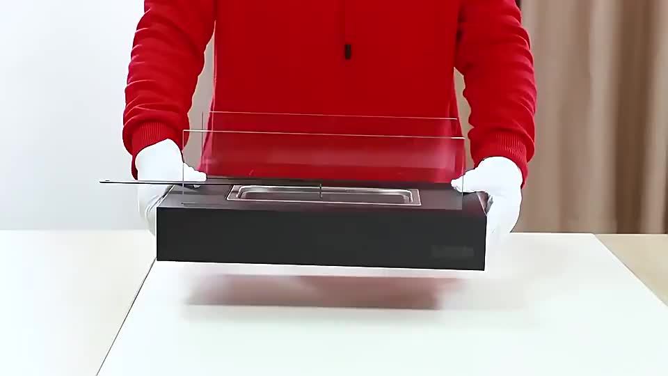 FlameRect | Traditional Rectangular Fireplace – Real Flames & Classic Style