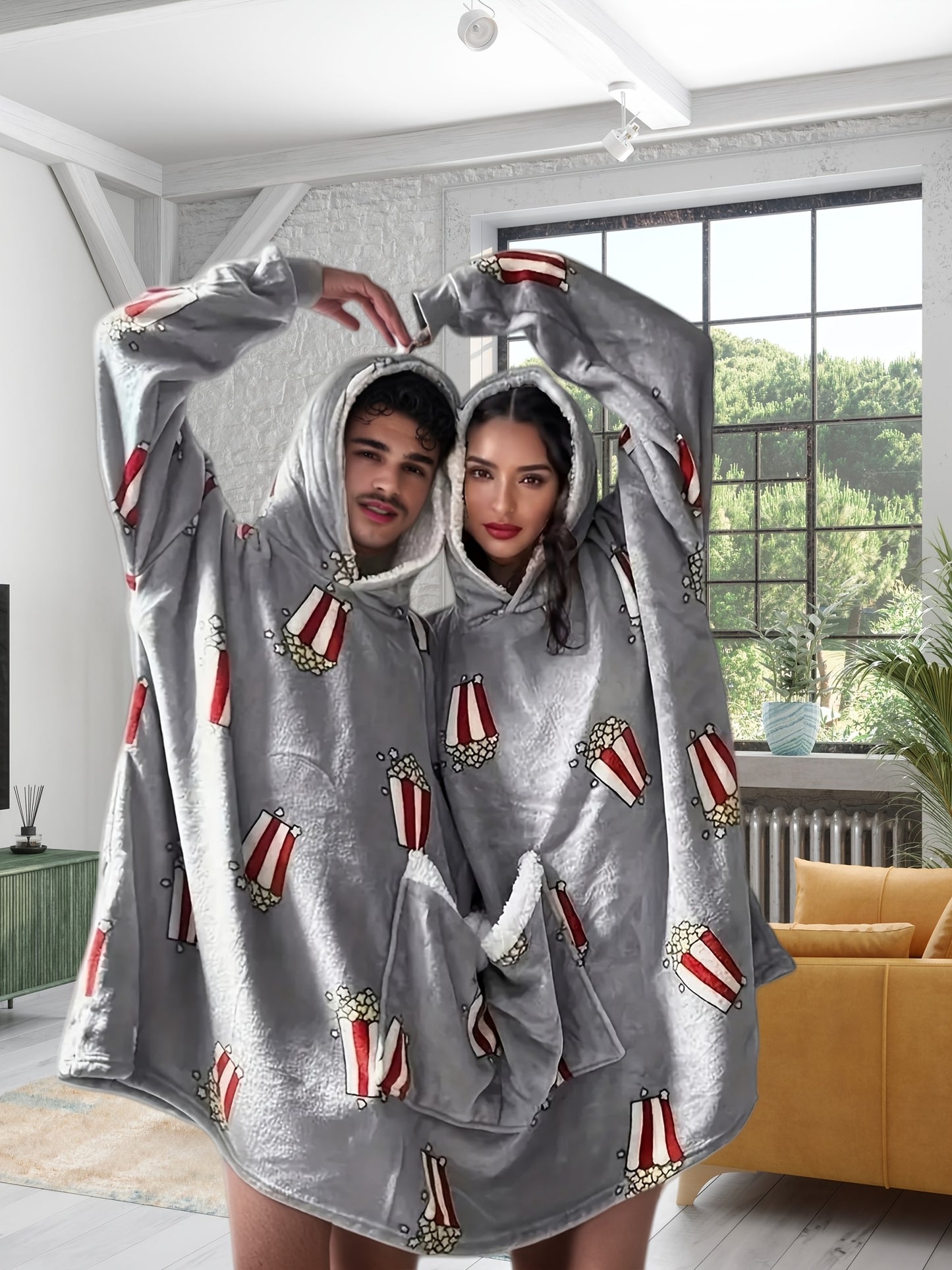 CozyBond | Matching Pyjamas – Plus Size Flannel with Fun Design