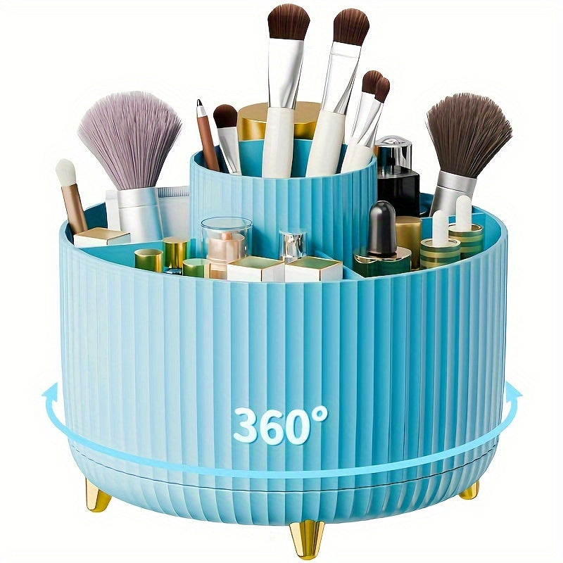 GlamSpin | 360° Cosmetic & Jewellery Organiser – Rotating & Space-Saving
