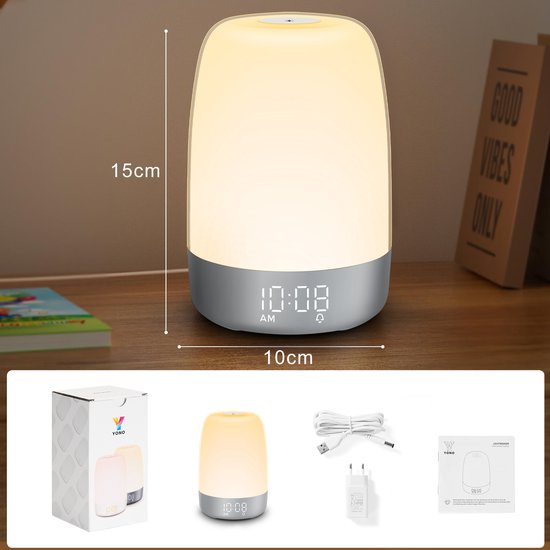 DawnAura | Wake-up Light with Natural Sounds