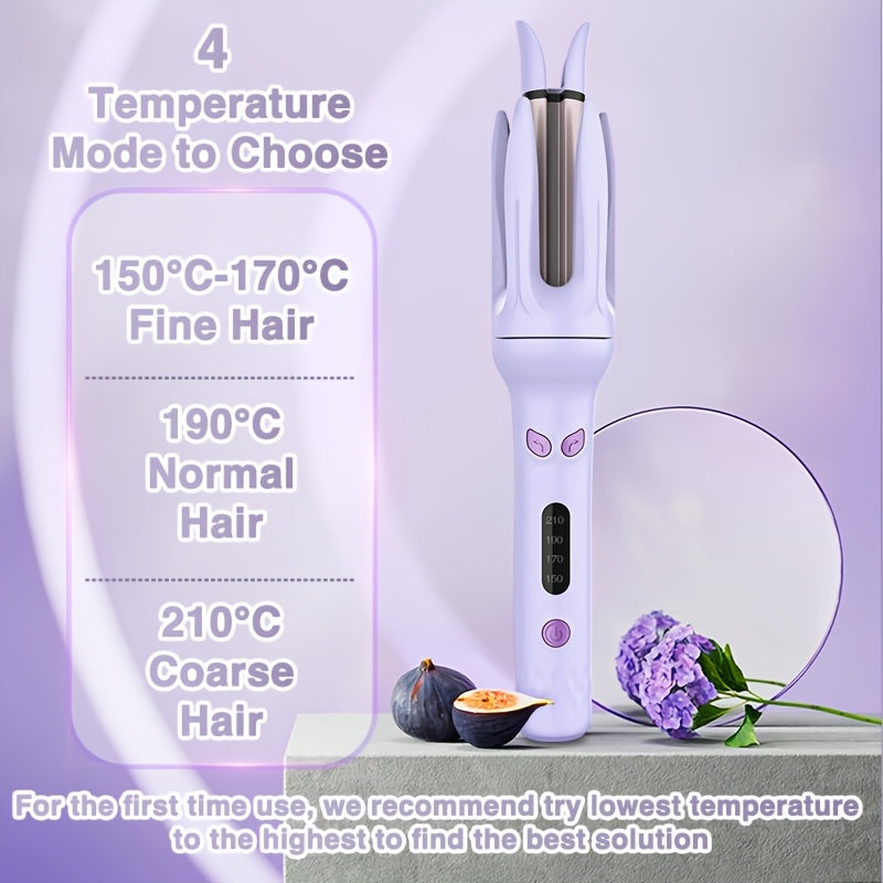 WaveCharm | Professional Auto Curler – Even Curls with Smart Timer & Anti-Scald