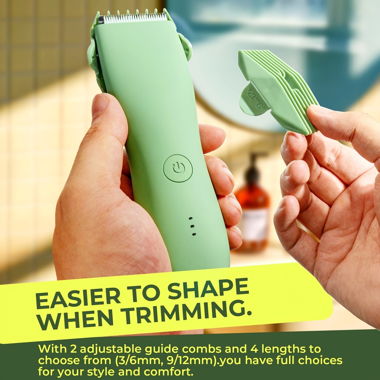 TrimMat | USB rechargeable shaver - Gentle & precise full body care