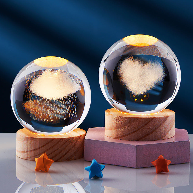 DeerLight | Orbital Crystal Table Lamp