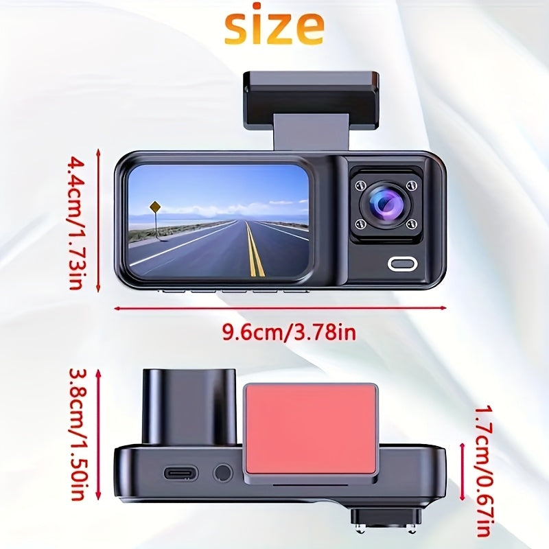 ClearRoad | 1080P Dash Cam – Front, Rear & In-Car View