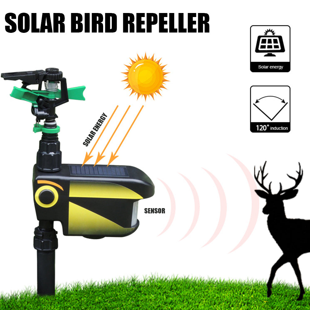 DeerGuard | Motion-Activated Sprinkler System for Deer with Solar Power