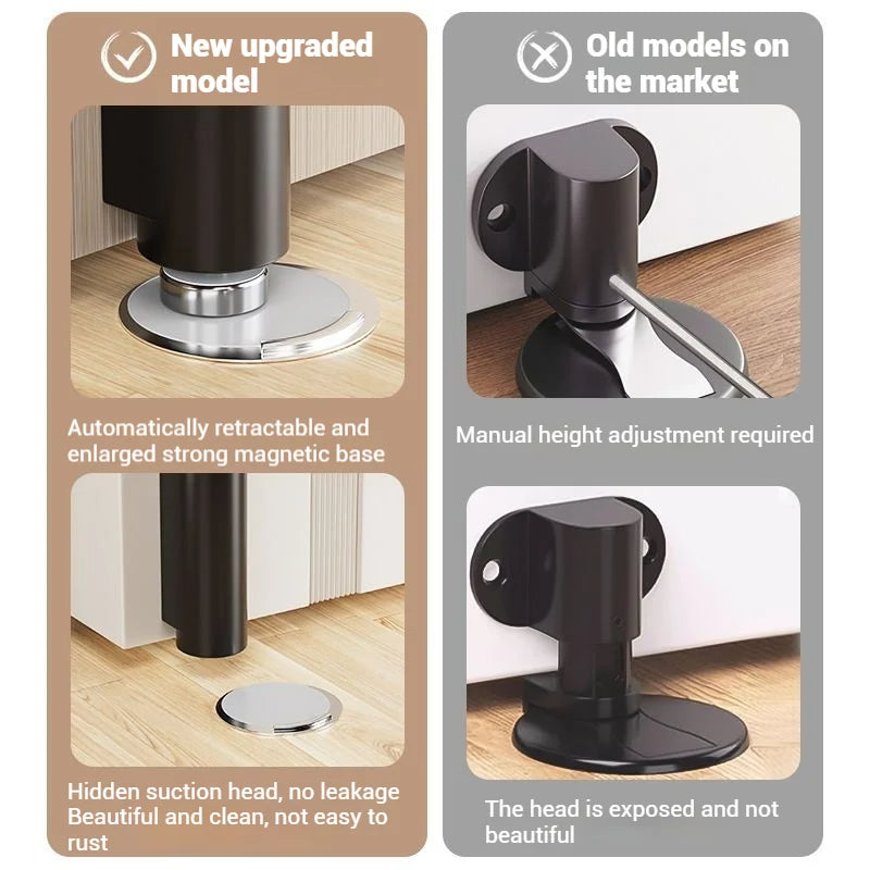 DoorMag | Robust Magnetic Door Stopper with Wall Protection