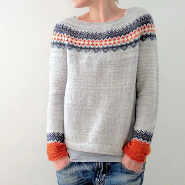 Nora | Classic Retro Jumper with Elegant Charm | Women