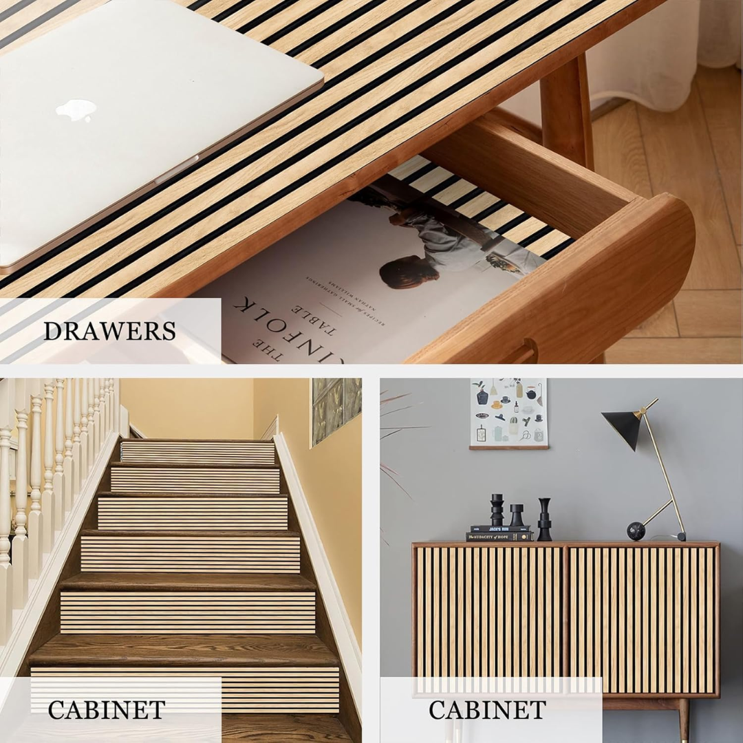 WoodWall | Self-Adhesive 3D Wall Panels with Wood Effect