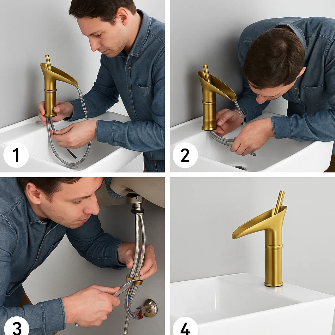 ElegantFlow | Luxurious Waterfall Faucet