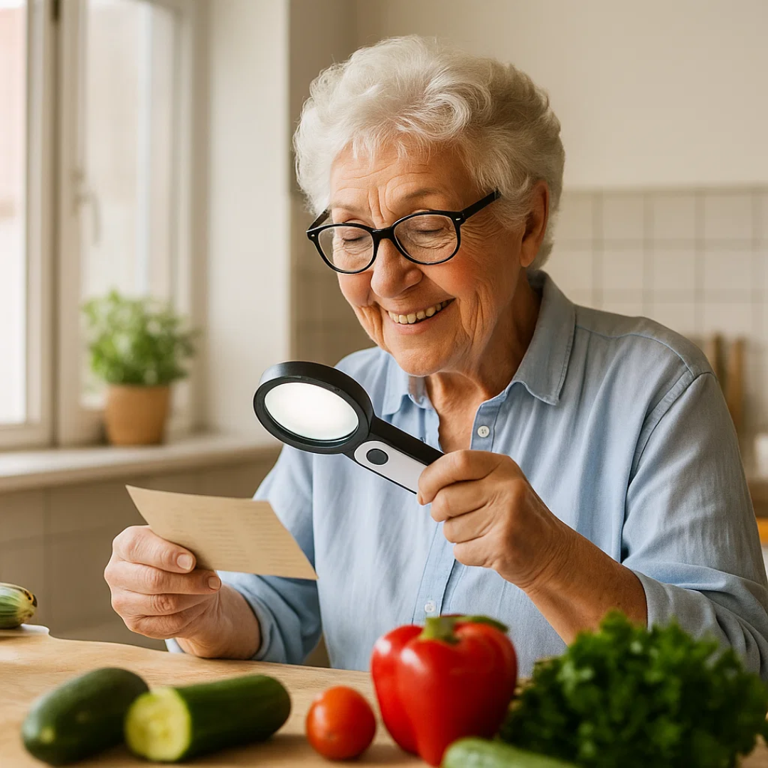 DetailMax | 30x magnifying glass for seniors