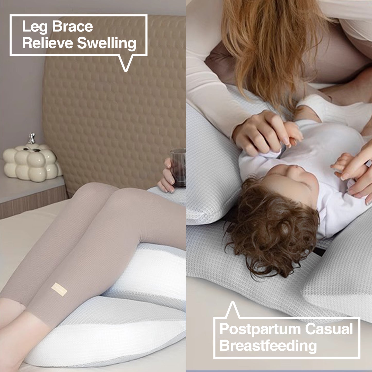 MamaLoom | Pregnancy Pillow – Ergonomic Side-Sleeping Comfort