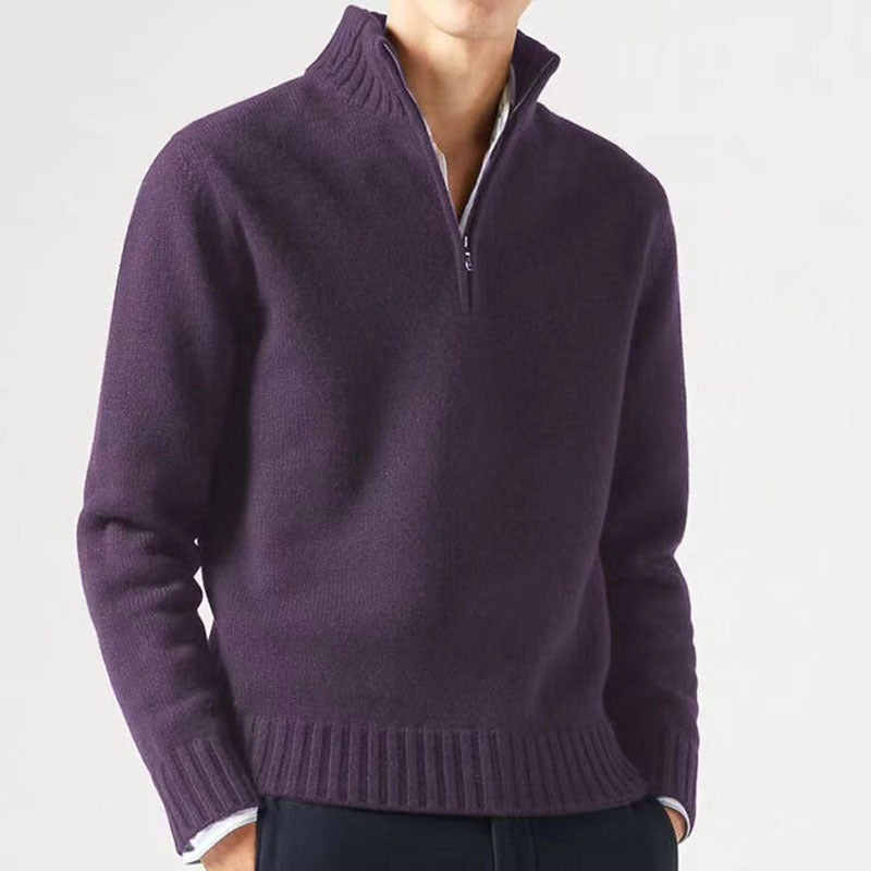 Variant image for Lucien | Men's Sweater – Sophisticated Quarter-Zip Elegance-33