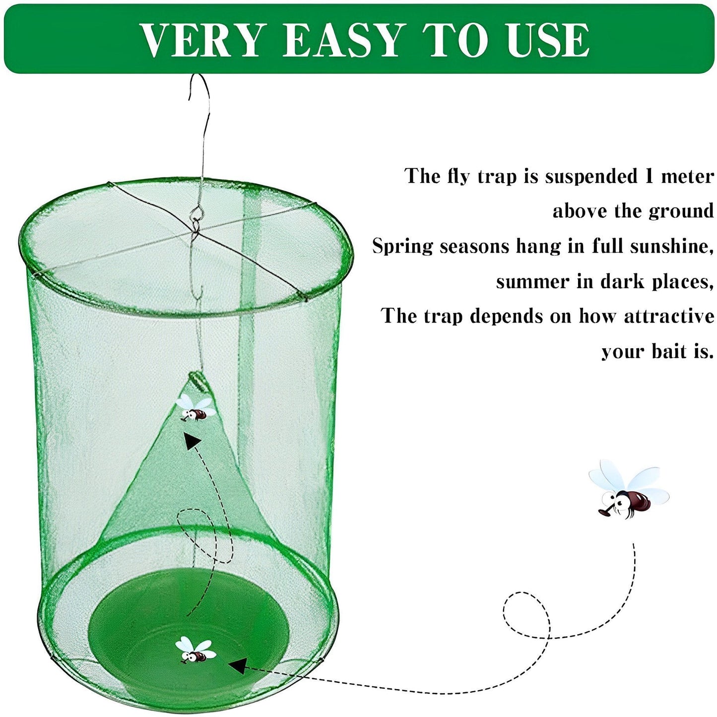 SilentTrap | Non-toxic Fly Trap for a Worry-Free Summer