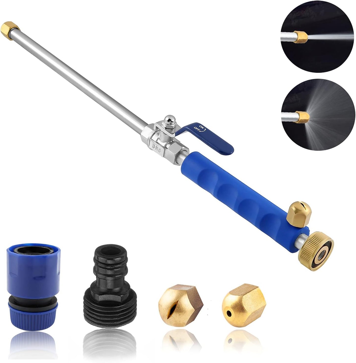 JetWash | High-Pressure Cleaner Spray Nozzle for Car Wash Water Hose