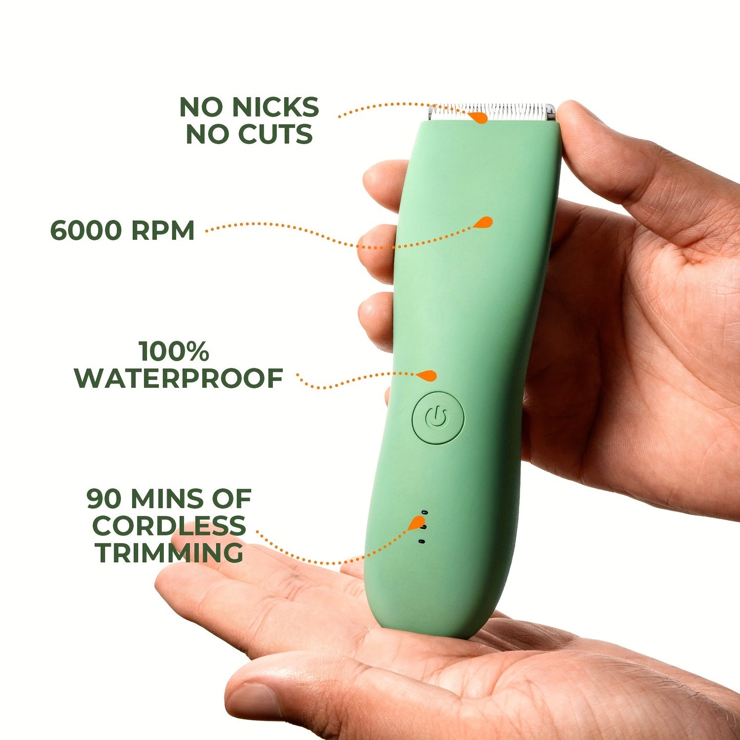 TrimMat | USB rechargeable shaver - Gentle & precise full body care