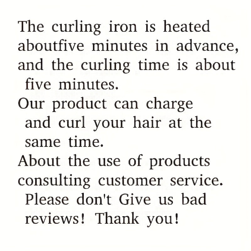 GlamGo | Portable Hair Curler – Rechargeable Wand with Auto-Off Safety Feature